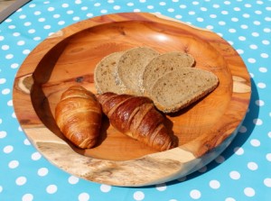 Wooden Platter made from Yew by Tony Farrell available from irishMadeGifts.com €180