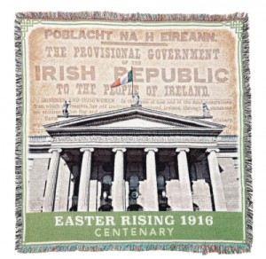 Easter 1916 Rising- Centenary Throw by Loominations