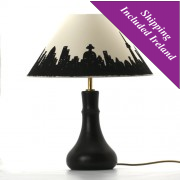 Table Lamp-Ebonised Spanish Chestnut Table Lamp-Ebonised Spanish Chestnut