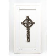 Framed Bronze Celtic Cross Framed Bronze Celtic Cross