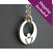 Sterling Silver Claddagh Pendant Sterling Silver Claddagh Pendant