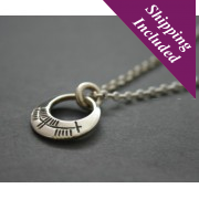 Sterling Silver Pendant - Ogham "A Stór" (My love/ darling) Sterling Silver Pendant - Ogham "A Stór" (My love/ darling)