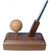 Handmade Wooden Sports Trophy (Golf Ball Pen Holder) Handmade Wooden Sports Trophy (Golf Ball Pen Holder)