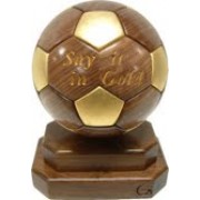 Handmade Wooden Sports Trophy (Soccer, Football) 4 Handmade Wooden Sports Trophy (Soccer, Football) 4