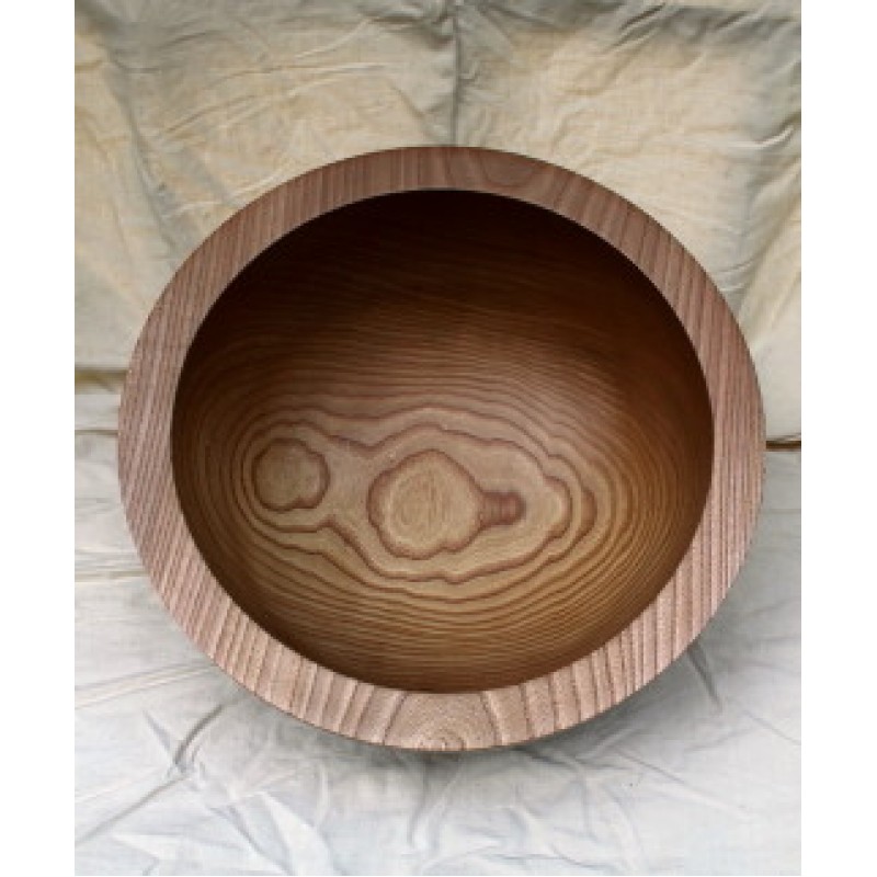 Large Wooden Serving Bowl Elm